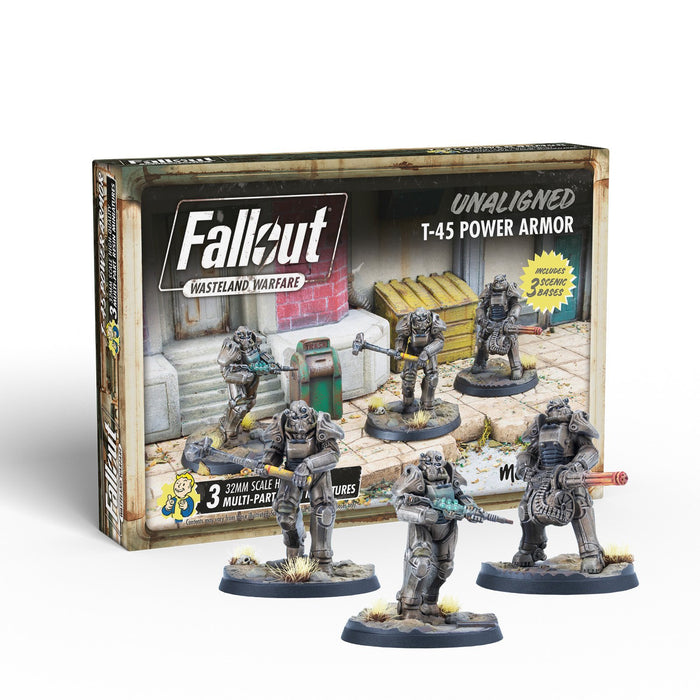 Fallout: Wasteland Warfare - Unaligned: T-45 Power Armour | Grognard Games