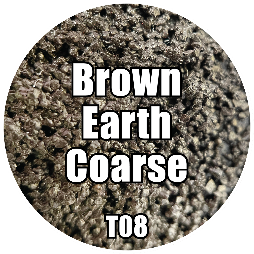 MPA T08 - Pro Acryl Brown Earth Coarse Basing Texture | Grognard Games