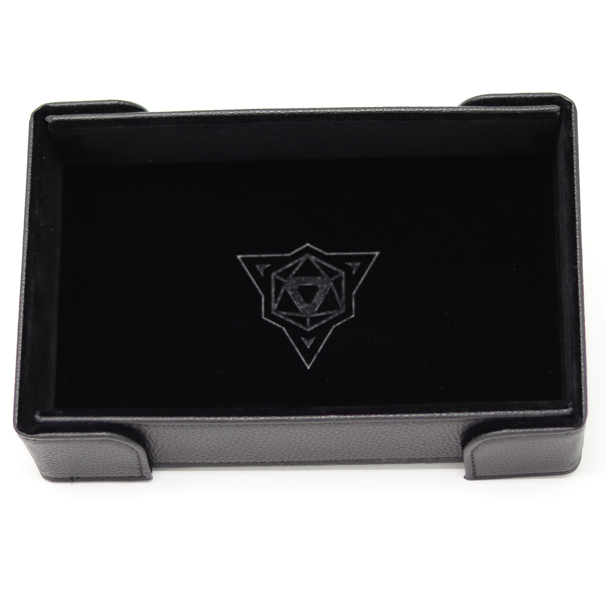 Die Hard Dice Magnetic Rectangle Tray - Black Velvet | Grognard Games