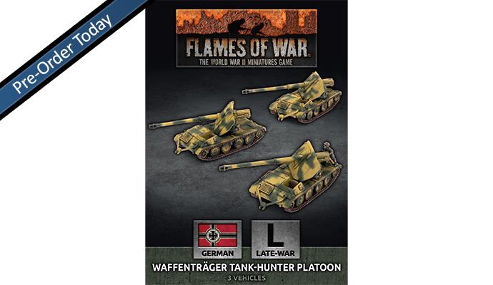 Flames of War Waffenträger Tank-Hunter Platoon (GBX193) | Grognard Games