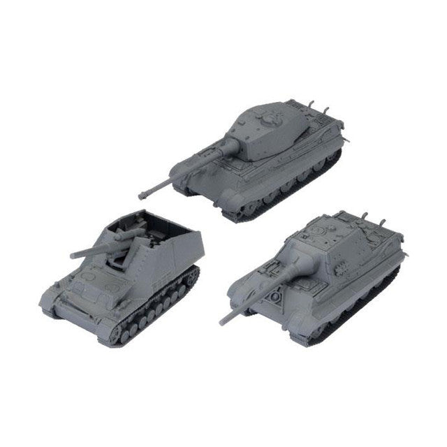 World of Tanks Miniatures Game: Wave 3 Tank Platoon - German (Tiger II, Hummel, Jagdtiger) | Grognard Games