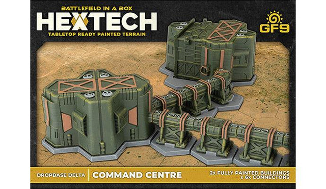 Battlefield in a Box: Hextech Terrain - Dropbase Delta - Command Centre | Grognard Games