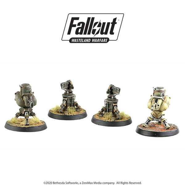 Fallout: Wasteland Warfare - Terrain Expansion: Turrets | Grognard Games