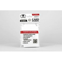Ultimate Guard Card Dividers Standard Size White | Grognard Games