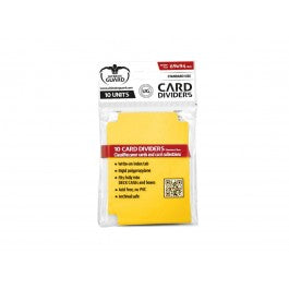 Ultimate Guard Card Dividers Standard Size Yellow | Grognard Games