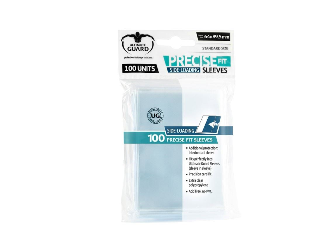 Ultimate Guard Sleeves Precise Fit Side Loading Standard Transparent 1   Grognard Games