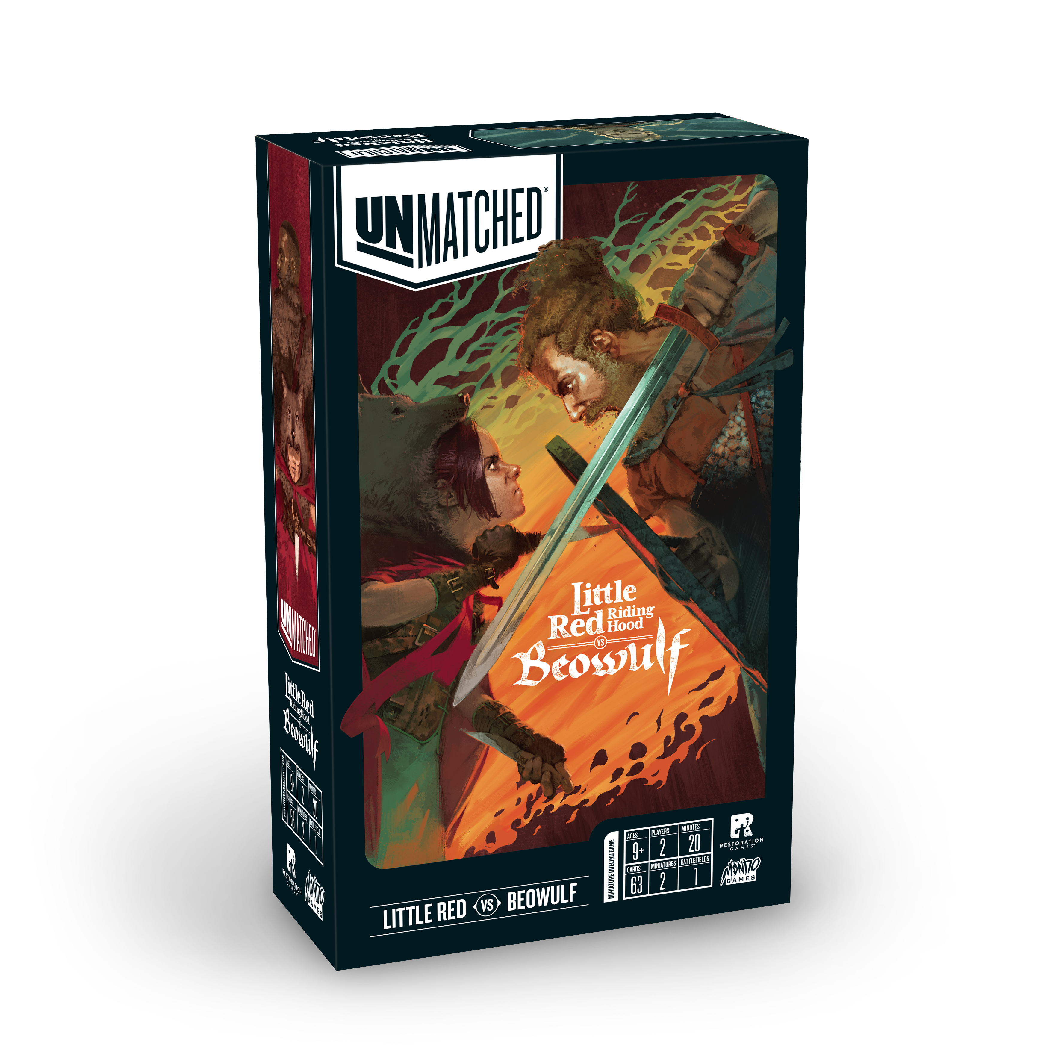 Unmatched: Little Red Riding Hood vs. Beowulf | Grognard Games