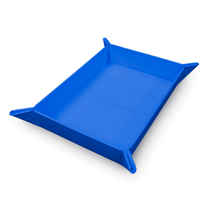 Ultra Pro Vivid Magnetic Folding Dice Tray - Blue | Grognard Games