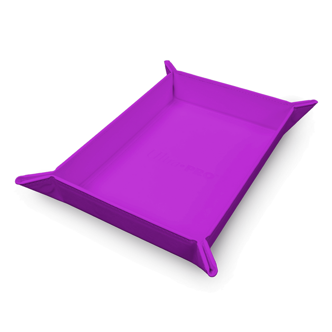 Ultra Pro Vivid Magnetic Folding Dice Tray - Purple | Grognard Games