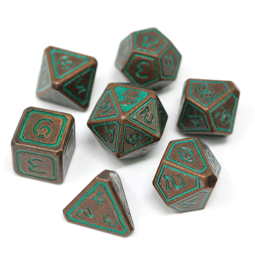 Die Hard Dice 7pc RPG Set - Unearthed Sage | Grognard Games