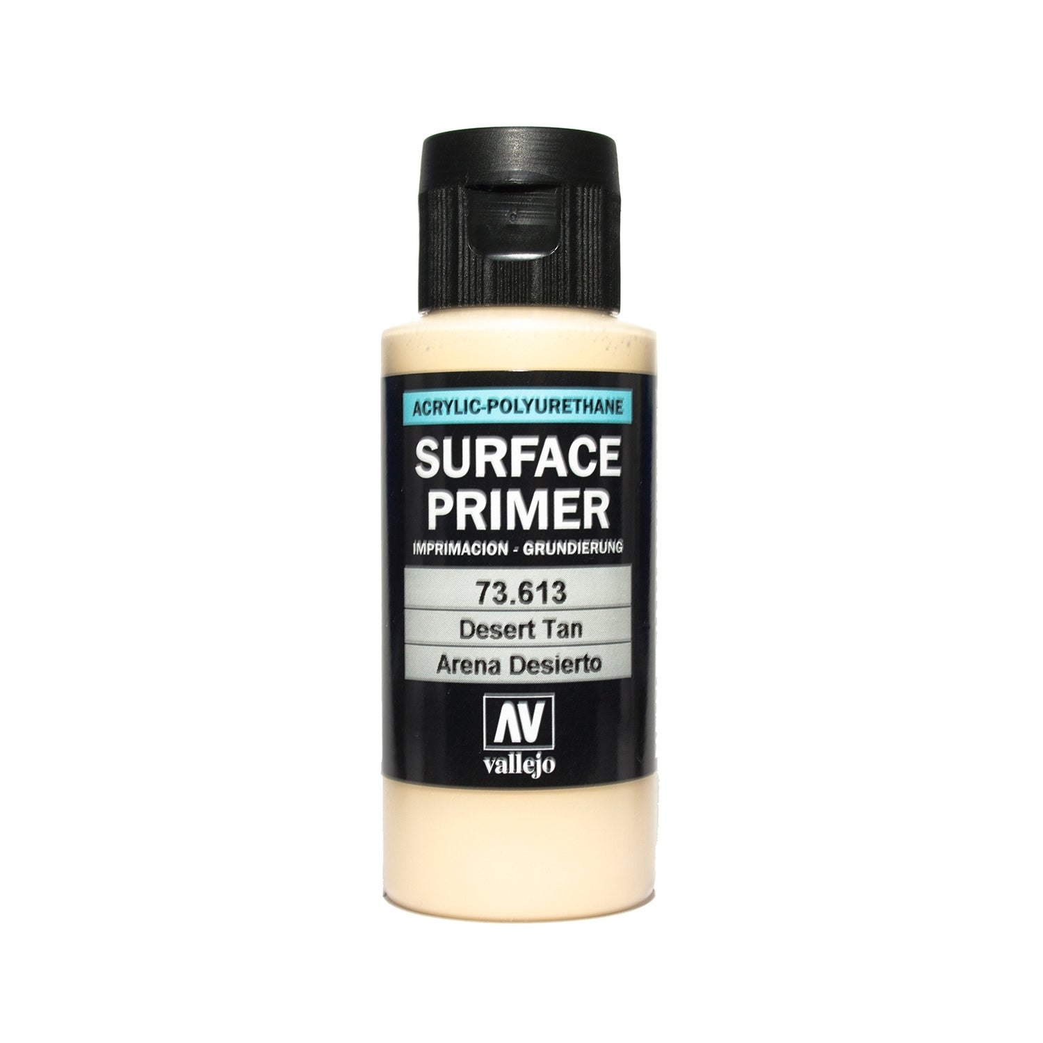 73.613 Vallejo Surface Primer Desert Tan Base 60ml | Grognard Games