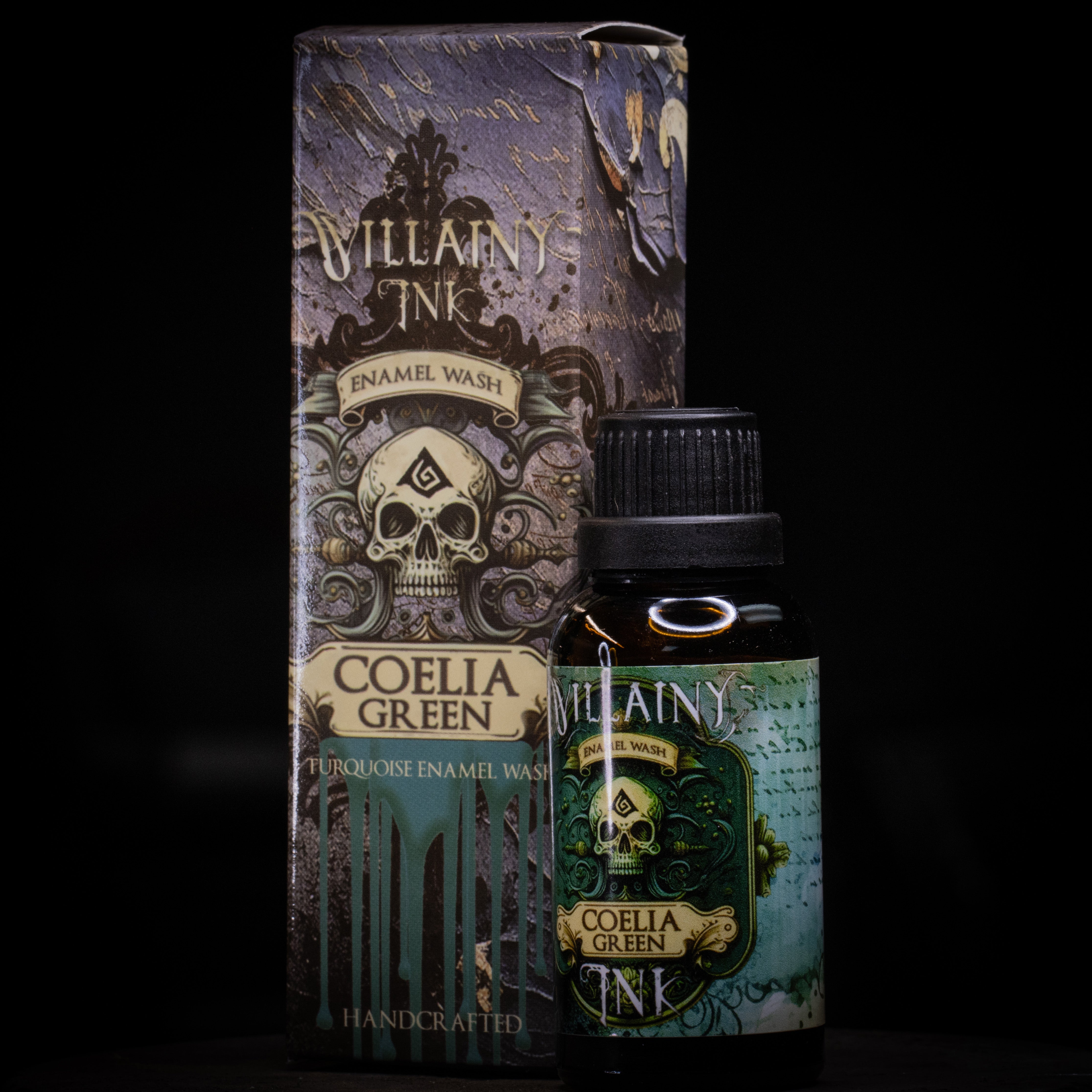 Villany Ink Coelia Green - Enamel Wash | Grognard Games