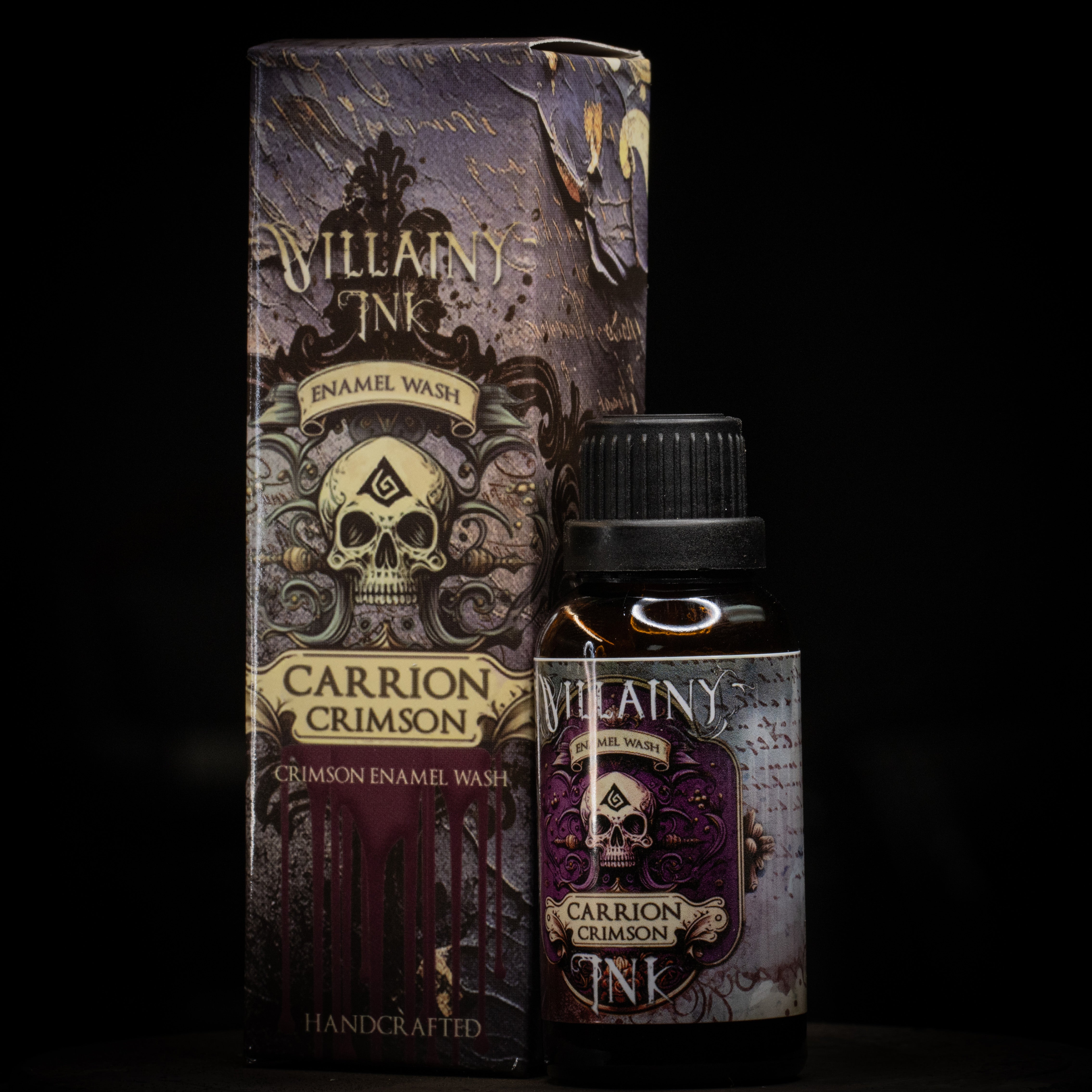 Villany Ink Carrion Crimson - Enamel Wash | Grognard Games