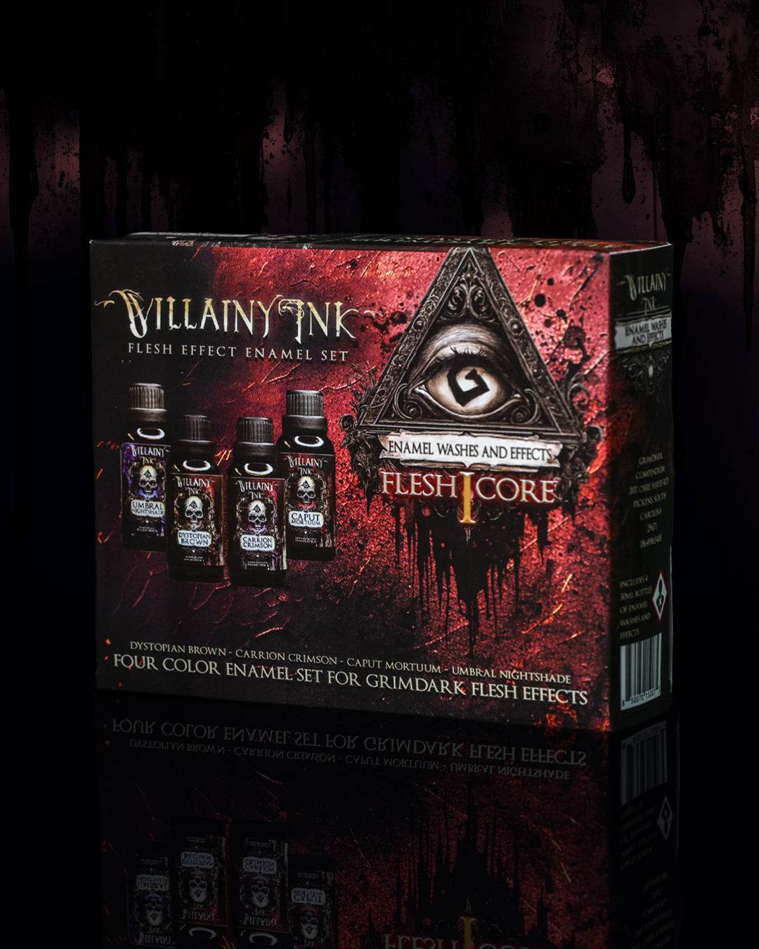 Villainy Ink Enamels • Flesh Core Set I | Grognard Games