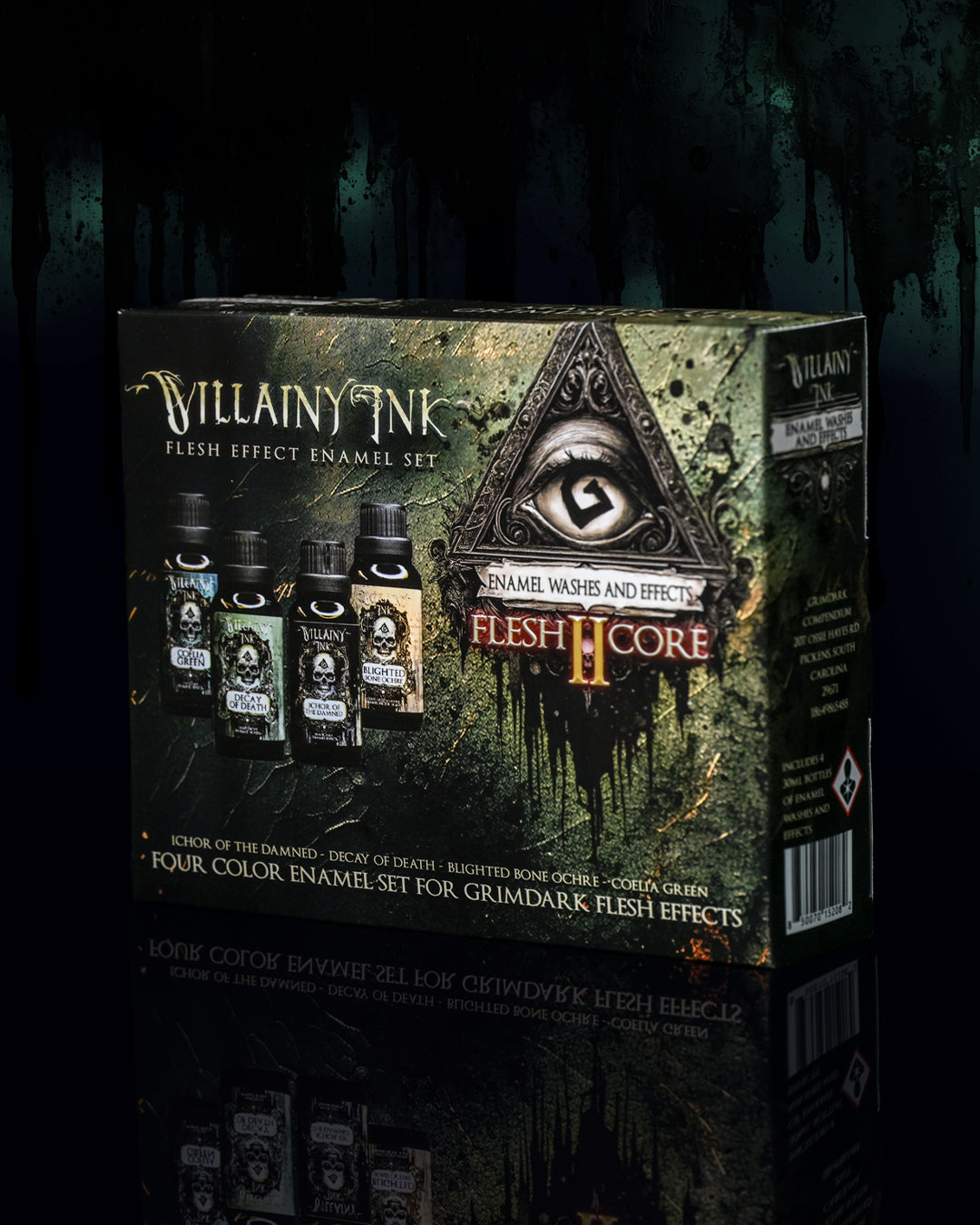 Villainy Ink Enamels • Flesh Core Set II | Grognard Games
