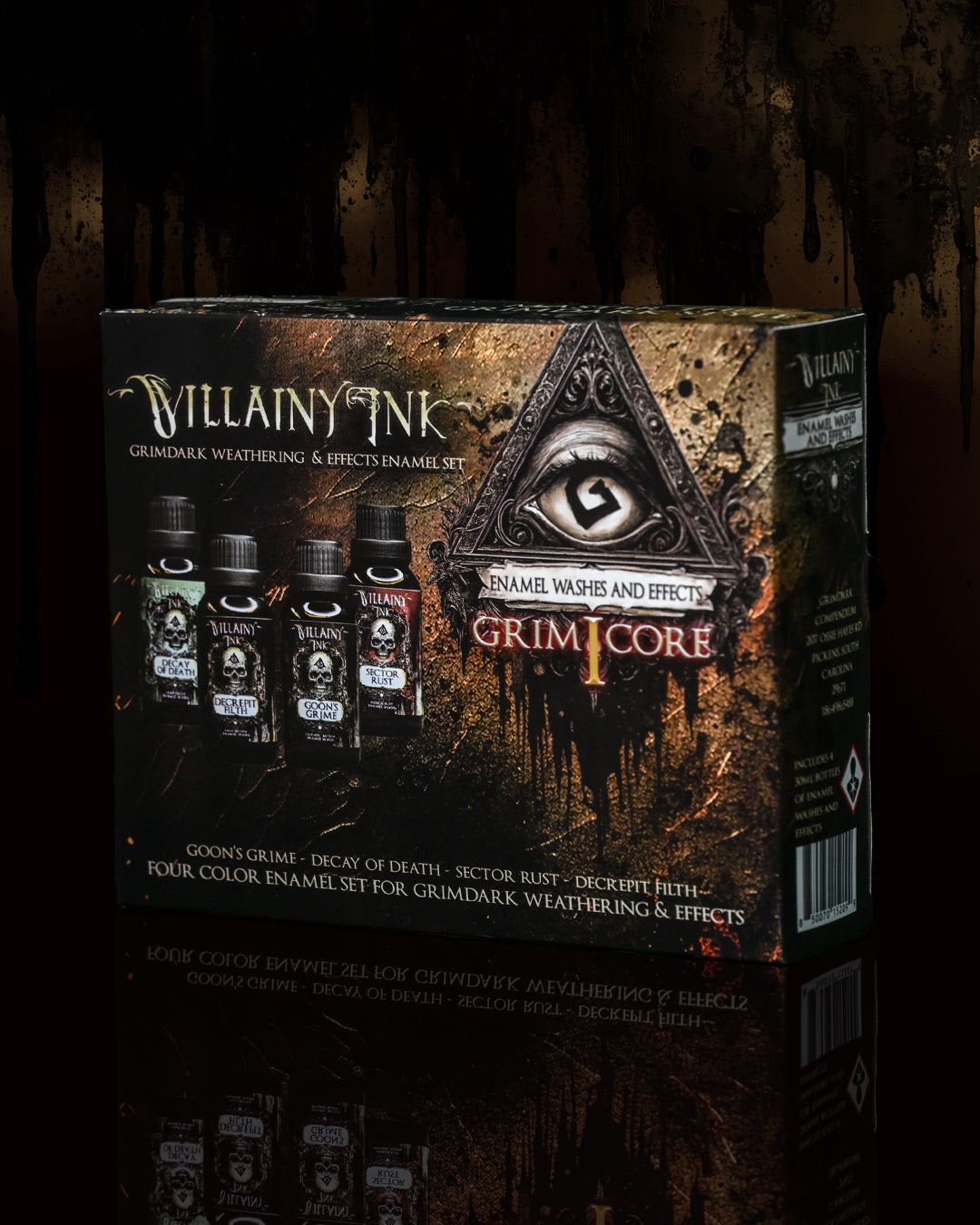 Villainy Ink Enamels • Grim Core Set I | Grognard Games