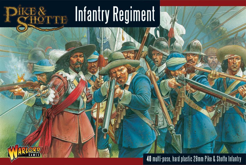 Pike & Shotte Infantry Regiment Plastic Boxed Set | Grognard Games