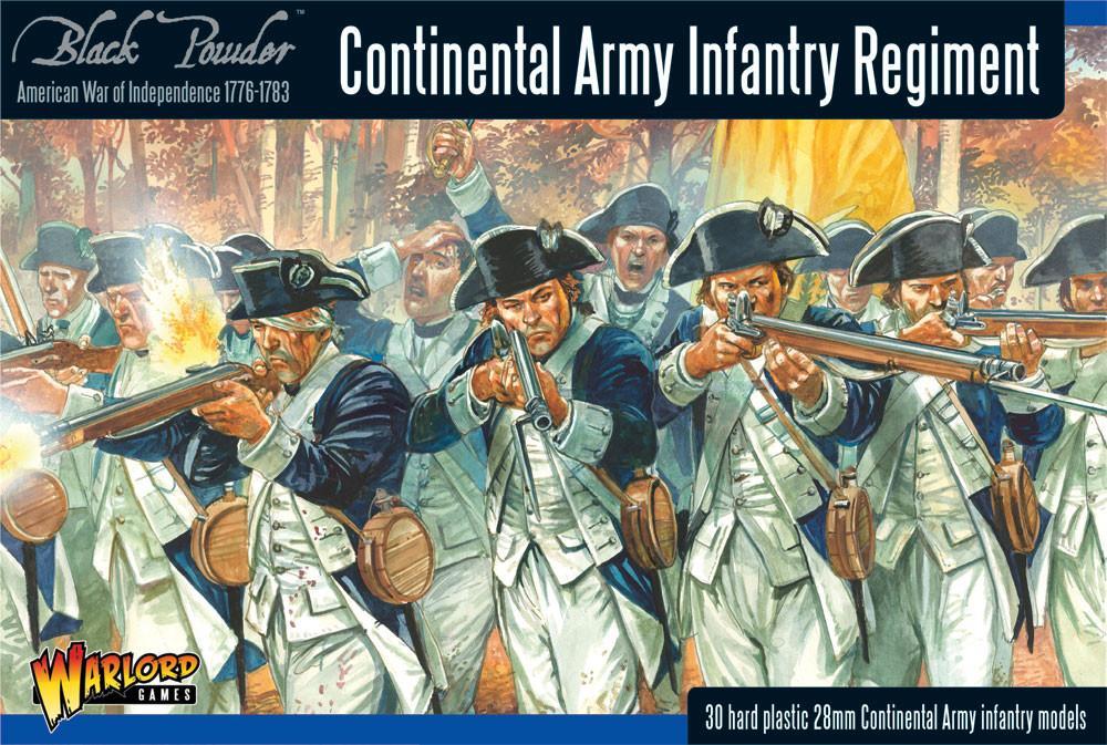 Black Powder: Continental Infantry Regiment (1776-1783) | Grognard Games