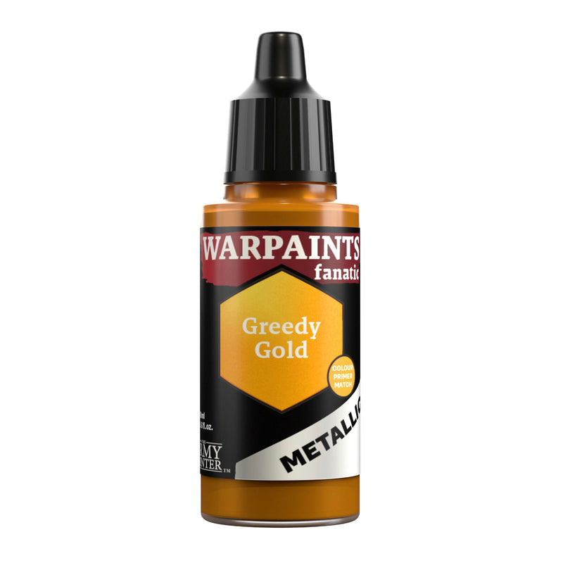 WP3188 Warpaints Fanatic Metallic: Greedy Gold | Grognard Games