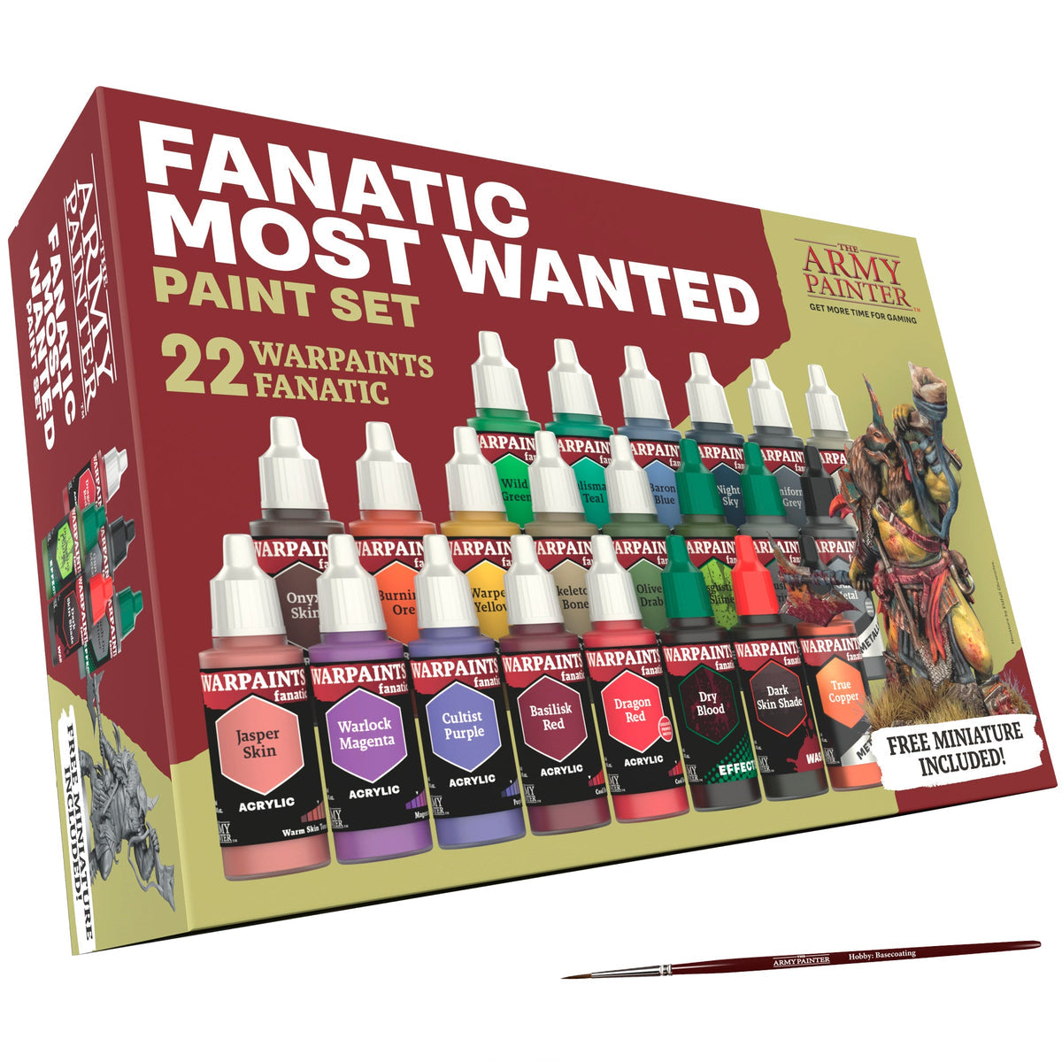 Army Painter - Fanatic Most Wanted Paint Set | Grognard Games