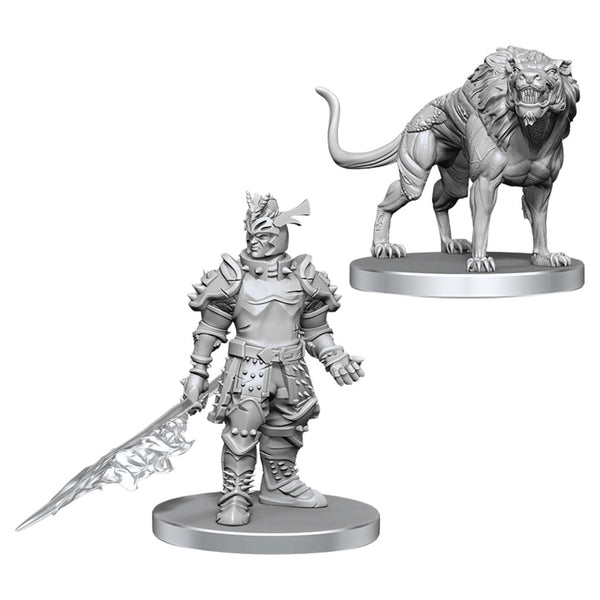 WizKids 90857 D&D Nolzur's Marvelous Miniatures: Hell Hound & Narzugon | Grognard Games