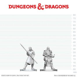 WizKids 90894 D&D Nolzur's Marvelous Miniatures: Town Guards | Grognard Games