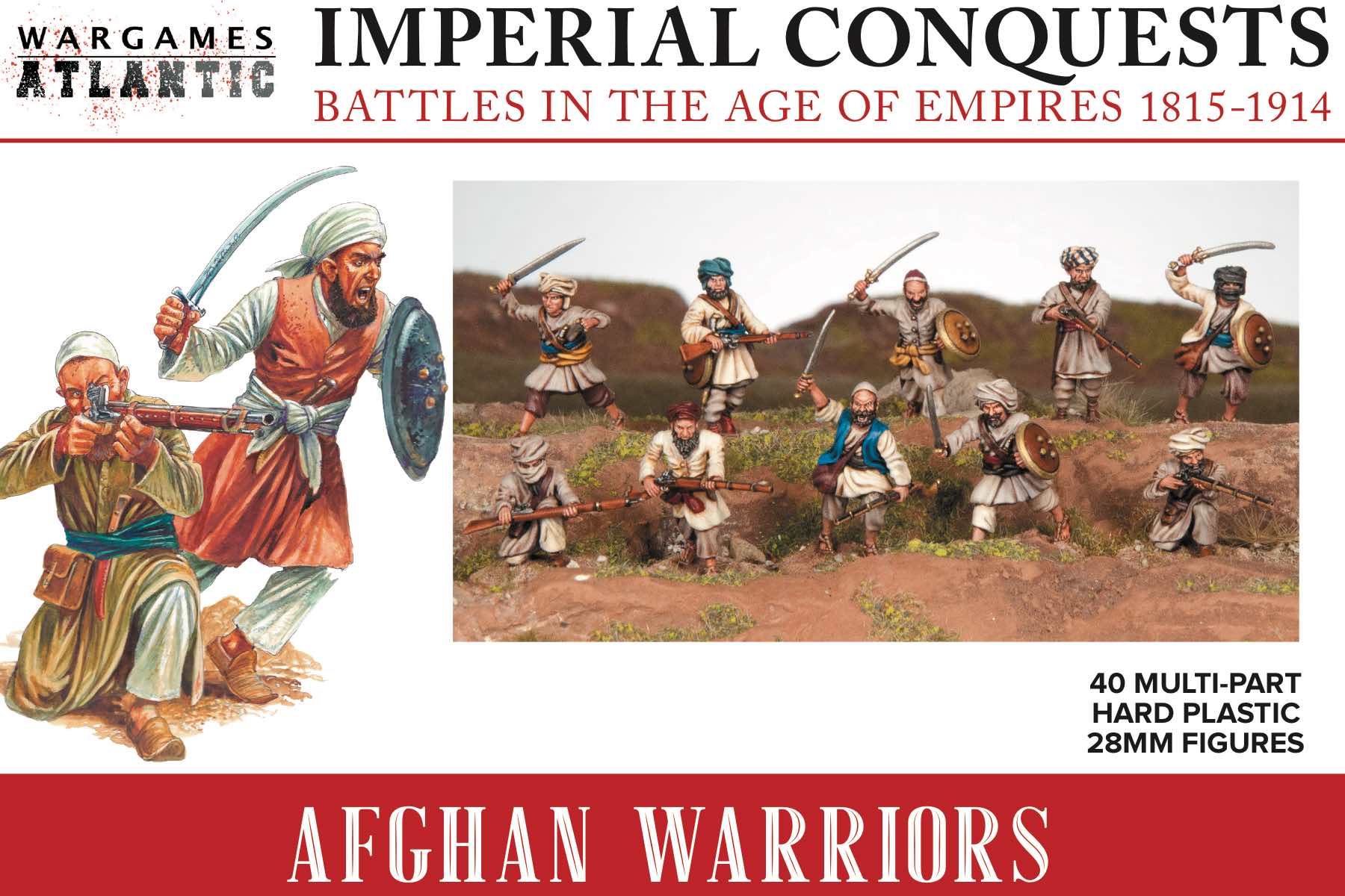 Wargames Atlantic Imperial Conquests AFGHAN WARRIORS (1815-1914) | Grognard Games