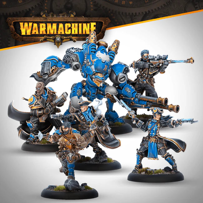 Warmachine: Cygnar Hellslingers Command Cadre (HIPS) | Grognard Games