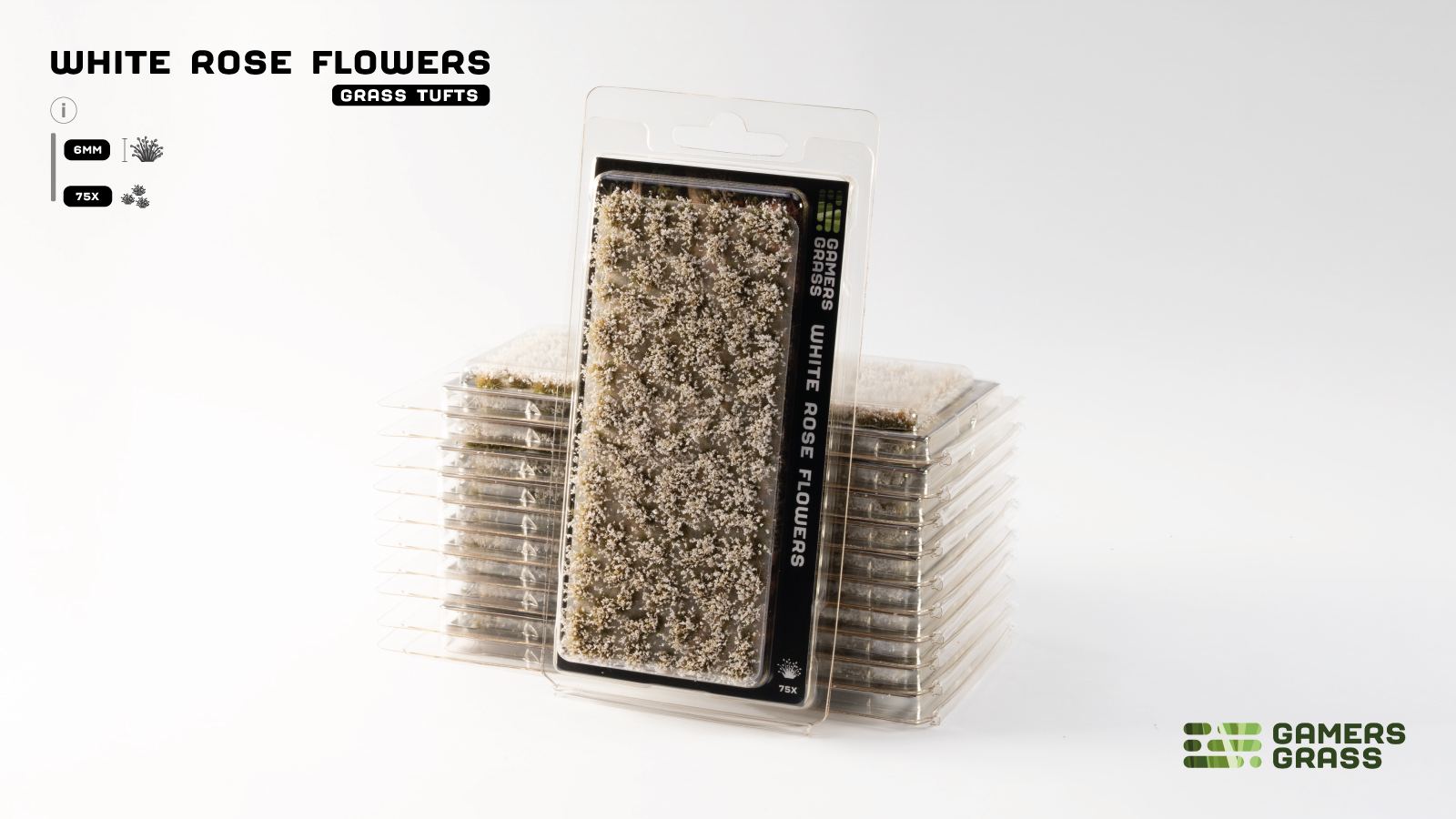 Gamers Grass White Rose Flowers | Grognard Games