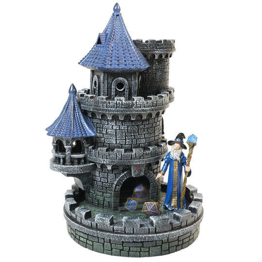 Forged Gaming Wizard's Dice Tower (Blue) | Grognard Games