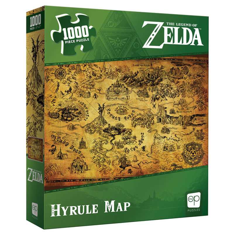 The Legend of Zelda Puzzle: Hyrule Map | Grognard Games