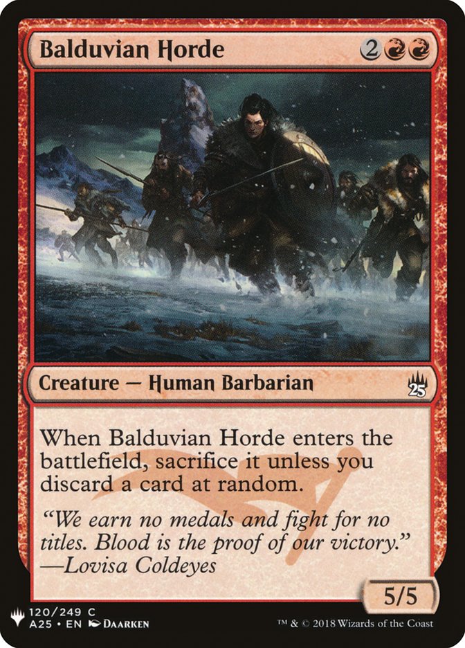Balduvian Horde [Mystery Booster] | Grognard Games