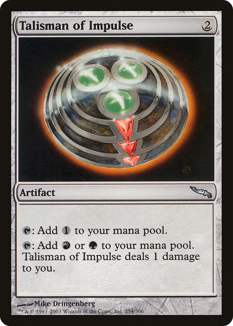 Talisman of Impulse [Mirrodin] | Grognard Games
