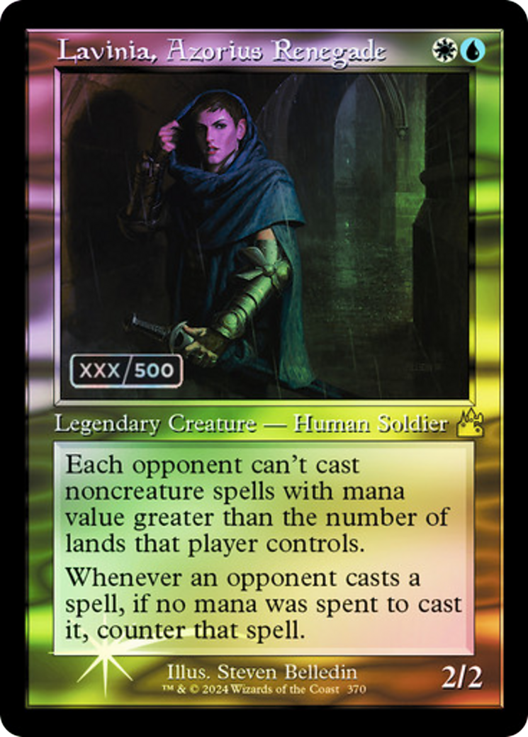 Lavinia, Azorius Renegade (Retro) (Serialized) [Ravnica Remastered] | Grognard Games