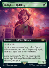 Delighted Halfling (Extended Art) [The Lord of the Rings: Tales of Middle-Earth] | Grognard Games