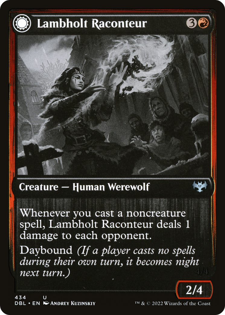 Lambholt Raconteur // Lambholt Ravager [Innistrad: Double Feature] | Grognard Games