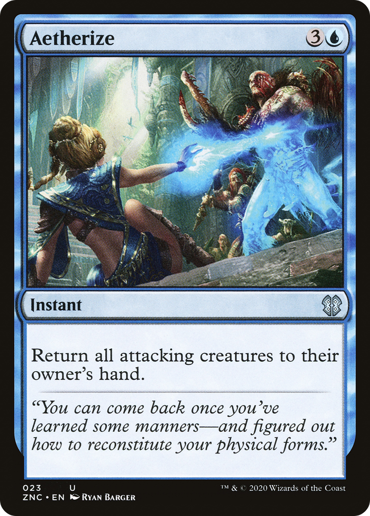 Aetherize [Zendikar Rising Commander] | Grognard Games