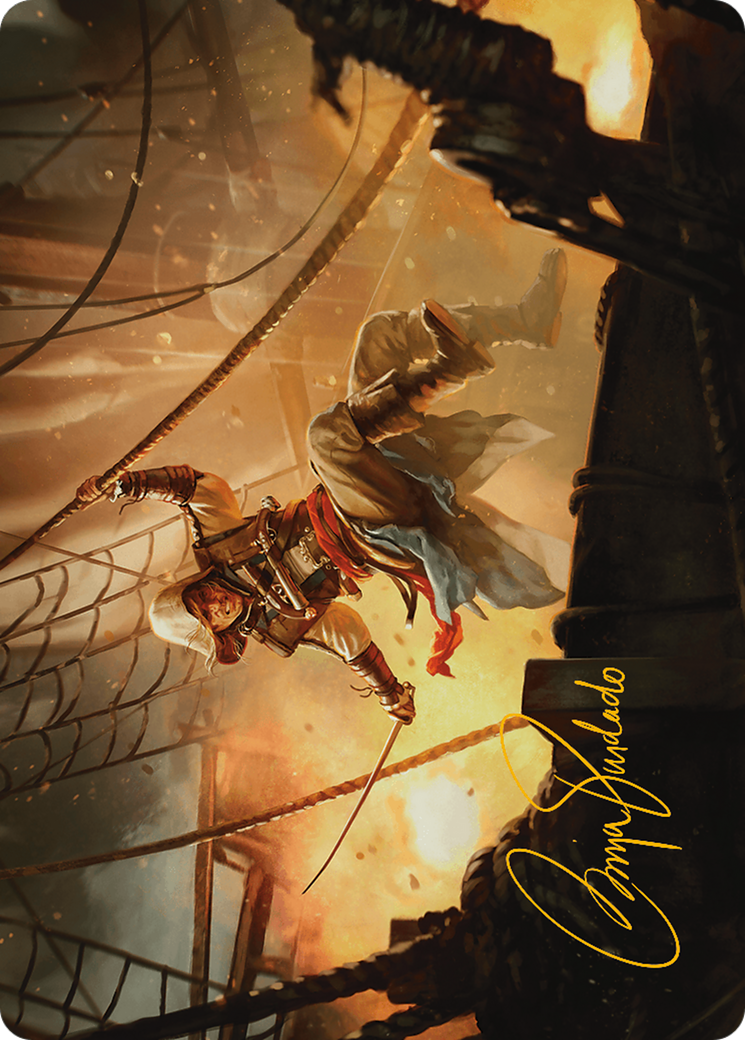 Edward Kenway Art Card (Gold-Stamped Signature) (ASACR-005) - Assassin's Creed Art Series (Borderless) | Grognard Games