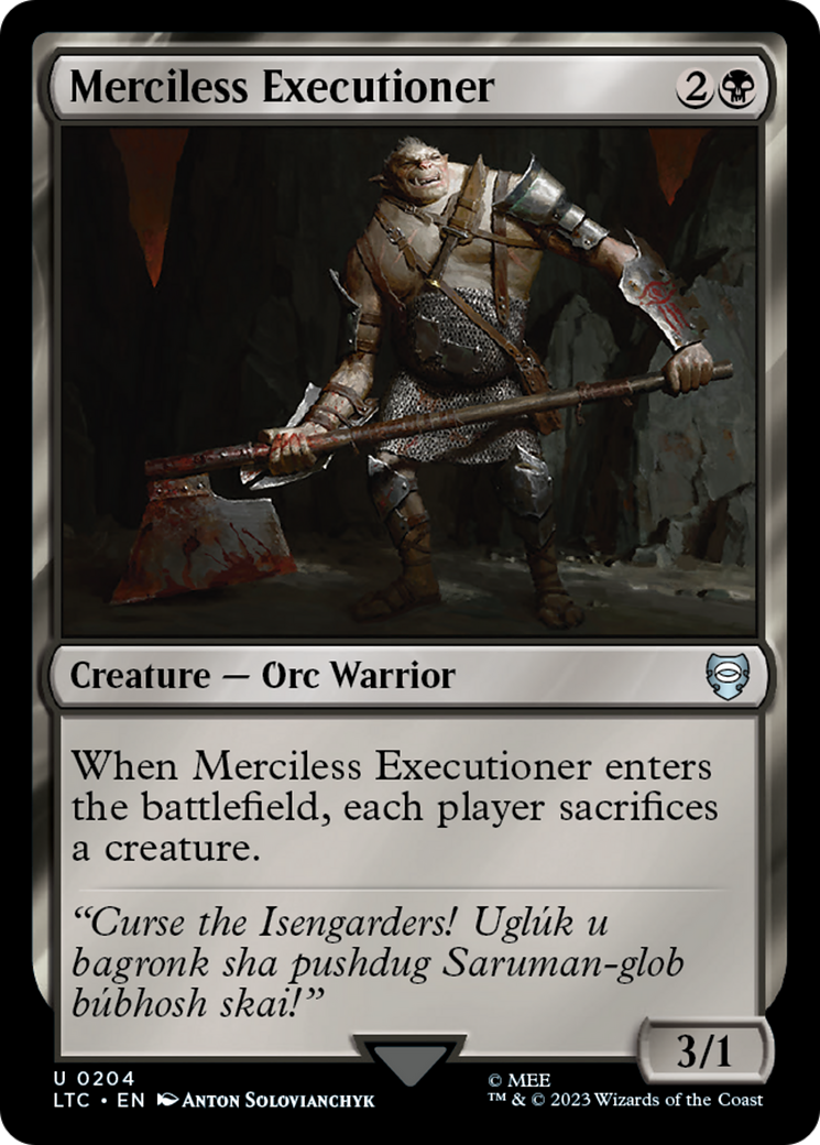 Merciless Executioner [The Lord of the Rings: Tales of Middle-Earth Commander] | Grognard Games
