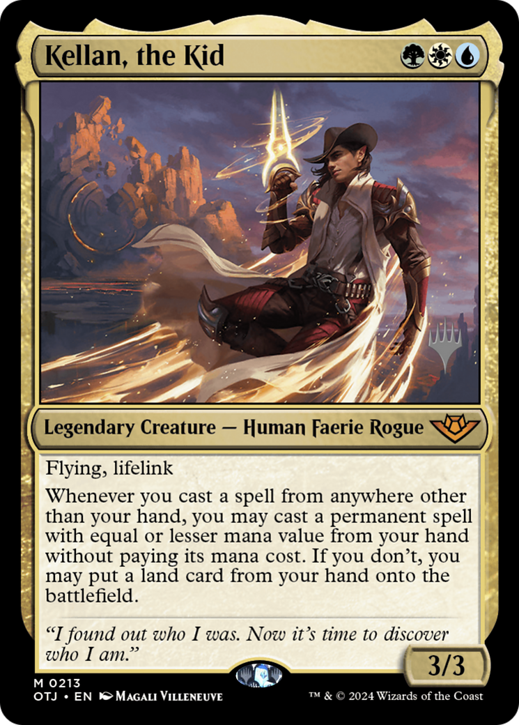 Kellan, the Kid (Promo Pack) [Outlaws of Thunder Junction Promos] | Grognard Games