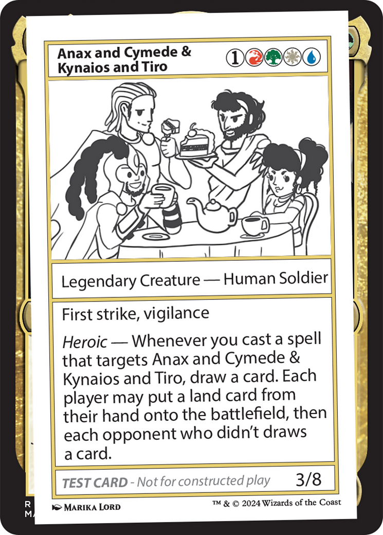 Anax and Cymede & Kynaios and Tiro [Mystery Booster 2 Playtest Cards] | Grognard Games