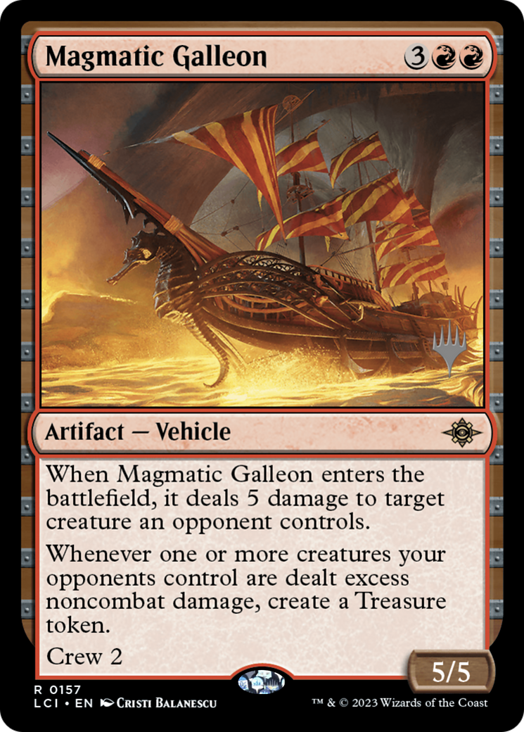 Magmatic Galleon (Promo Pack) [The Lost Caverns of Ixalan Promos] | Grognard Games