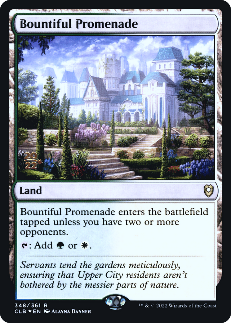 Bountiful Promenade [Commander Legends: Battle for Baldur's Gate Prerelease Promos] | Grognard Games