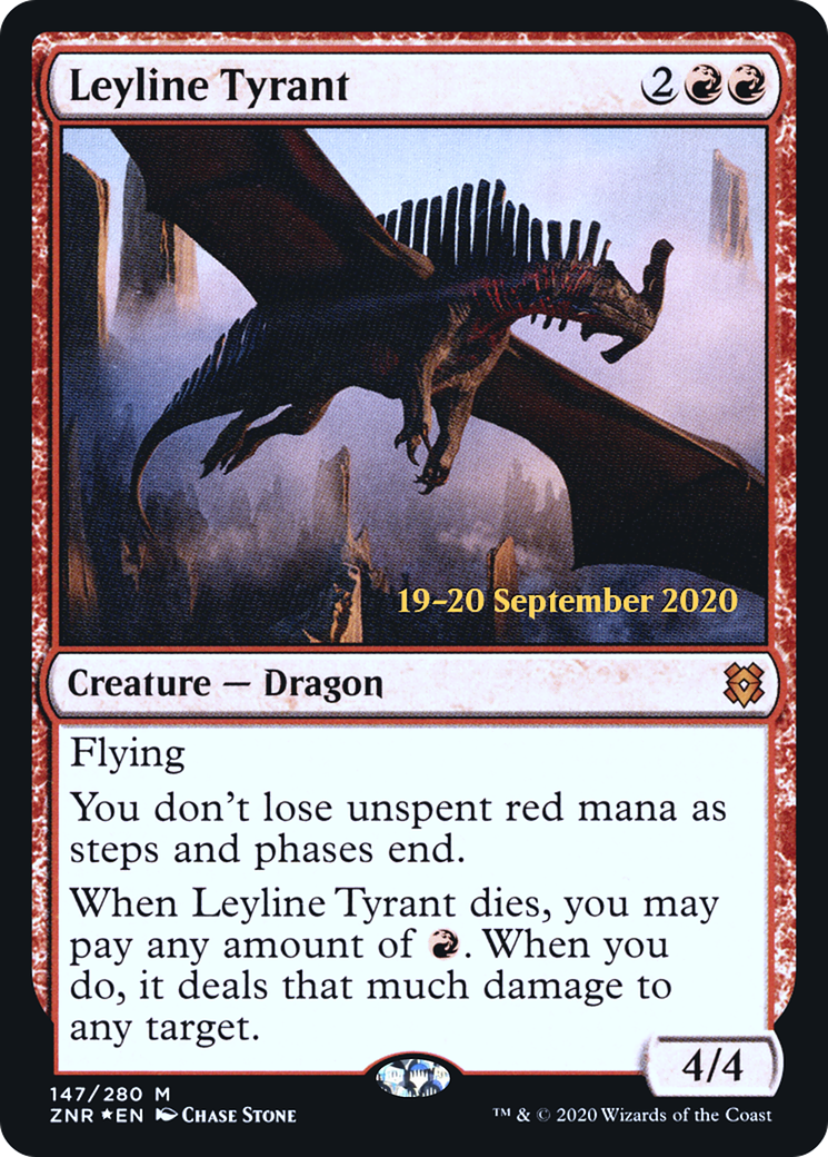 Leyline Tyrant [Zendikar Rising Prerelease Promos] | Grognard Games