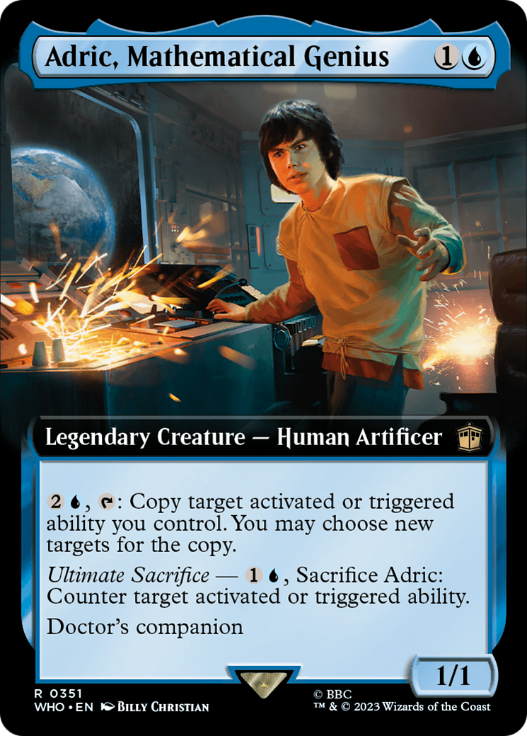 Adric, Mathematical Genius (Extended Art) [Doctor Who] | Grognard Games