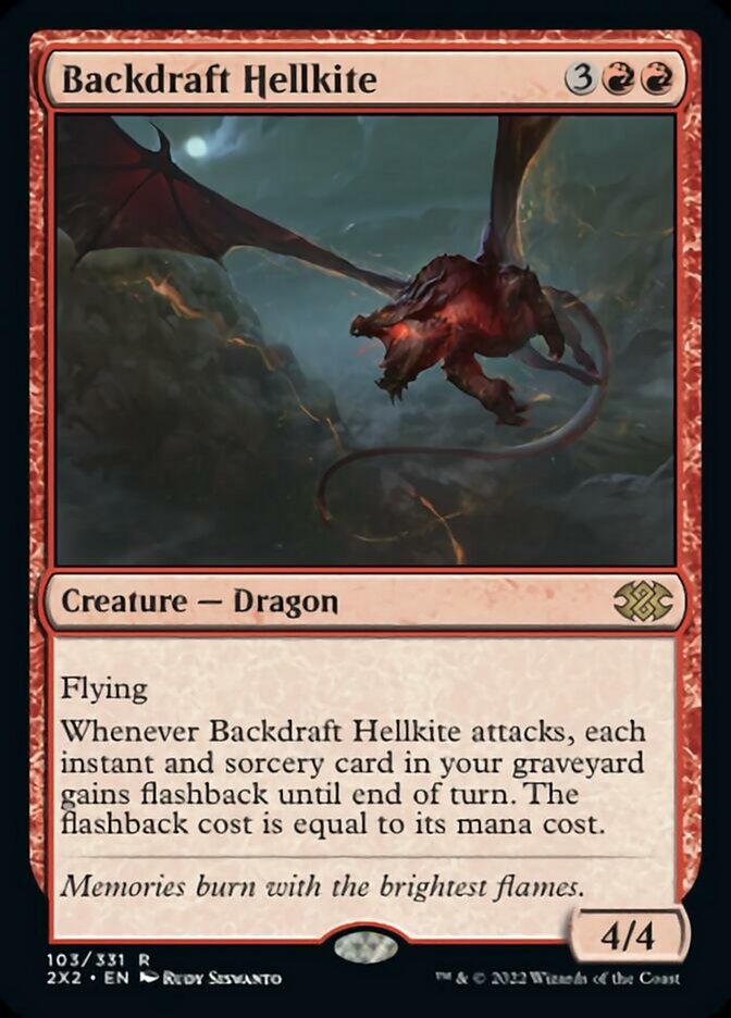 Backdraft Hellkite [Double Masters 2022] | Grognard Games