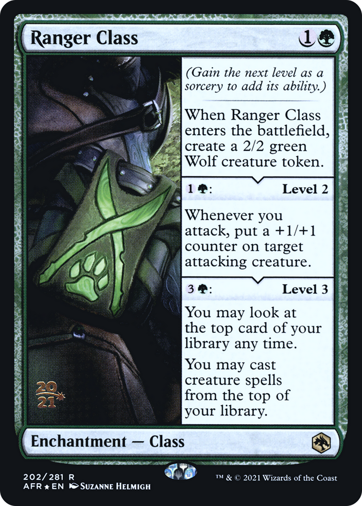 Ranger Class [Dungeons & Dragons: Adventures in the Forgotten Realms Prerelease Promos] | Grognard Games