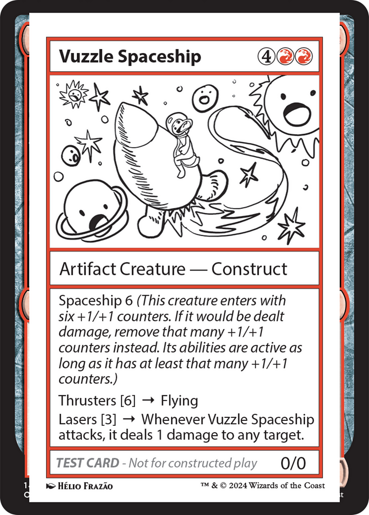 Vuzzle Spaceship [Mystery Booster 2 Playtest Cards] | Grognard Games