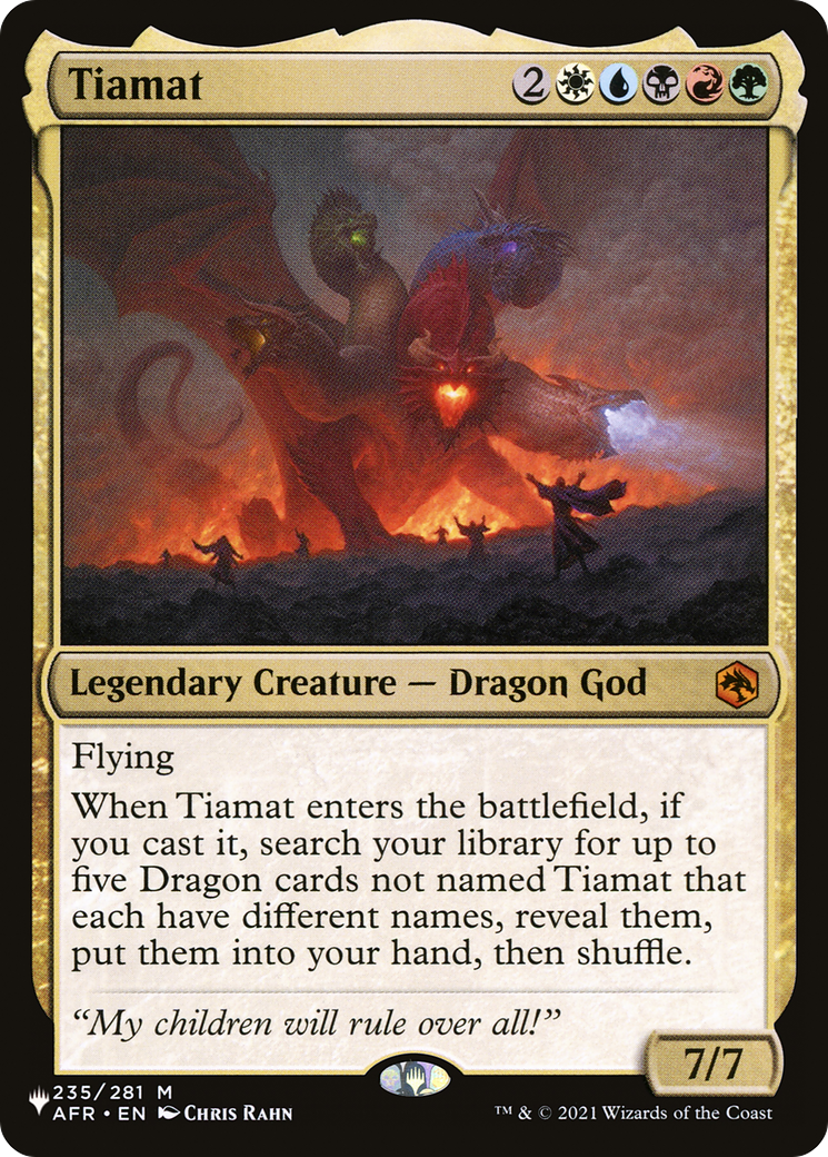 Tiamat [The List] | Grognard Games