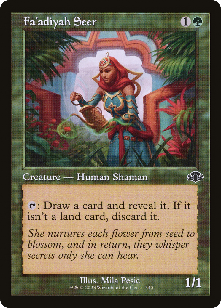 Fa'adiyah Seer (Retro) [Dominaria Remastered] | Grognard Games